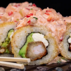 Ceviche Roll (10 cortes)
